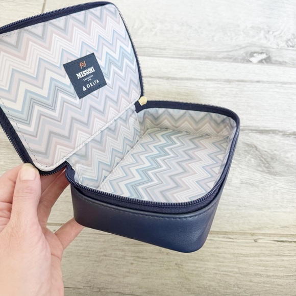 Missoni Navy Blue Toiletry Case - Picture 3 of 7